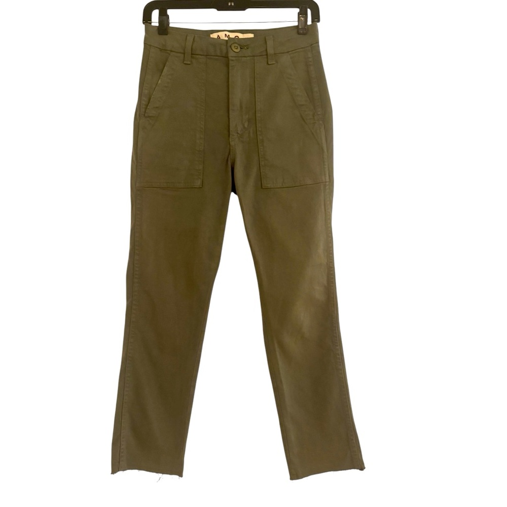 AMO Easy Army Trouser in Tea Leaf (Olive Green) Size 24